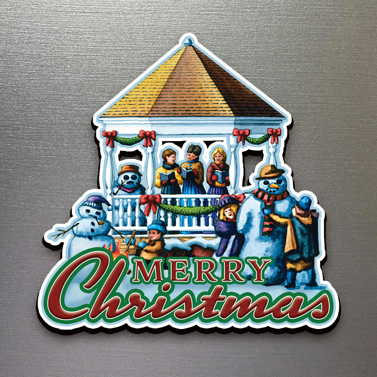 Merry Christmas Gazebo - Magnet