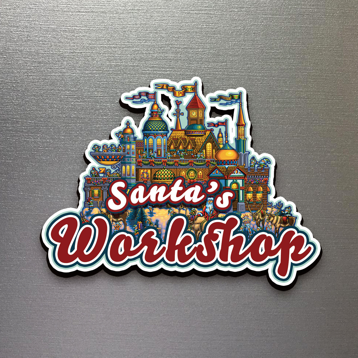 Santa's Workshop - Magnet