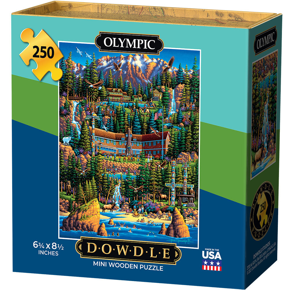 Olympic National Park - Mini Puzzle - 250 Piece