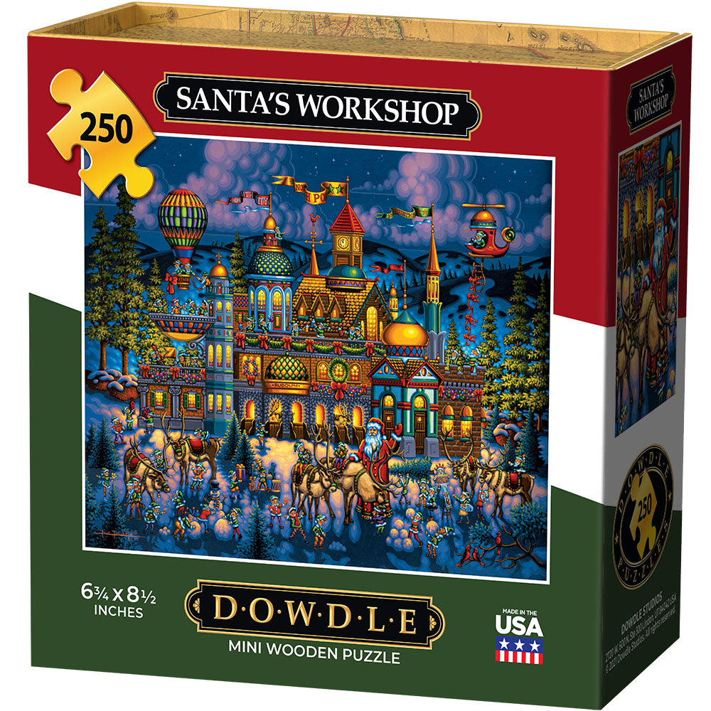 Santa's Workshop - Mini Puzzle - 250 Piece