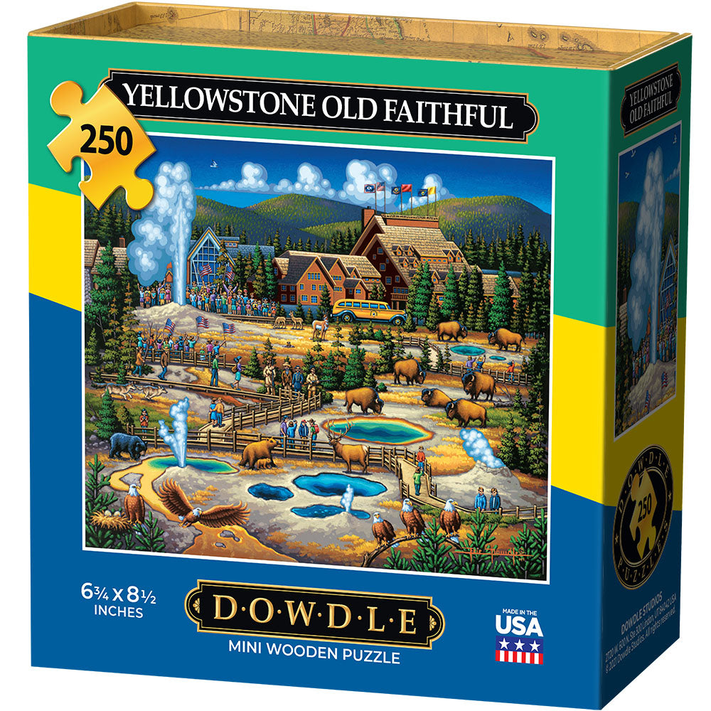 Yellowstone Old Faithful - Mini Puzzle - 250 Piece