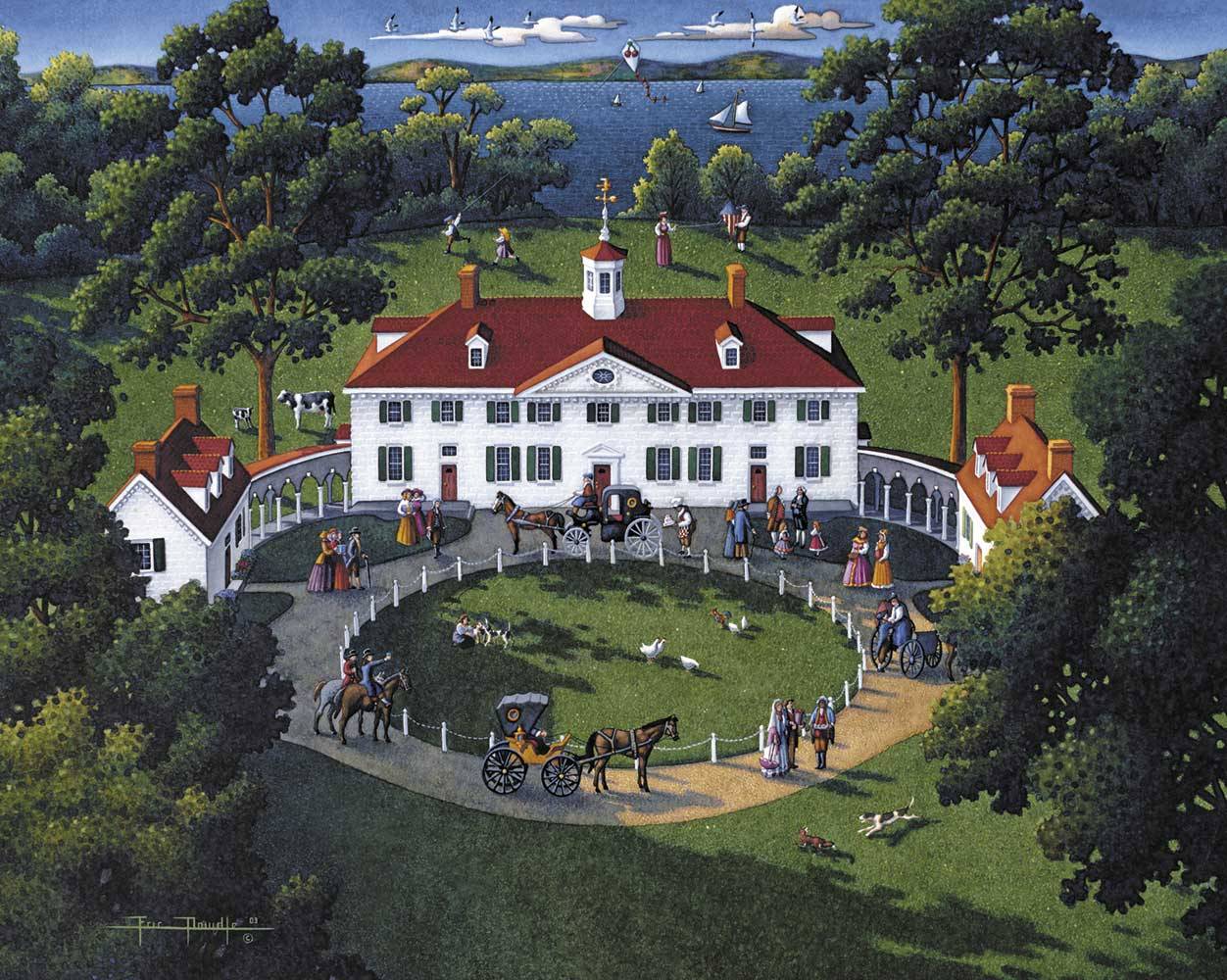 Mount Vernon Canvas Gallery Wrap