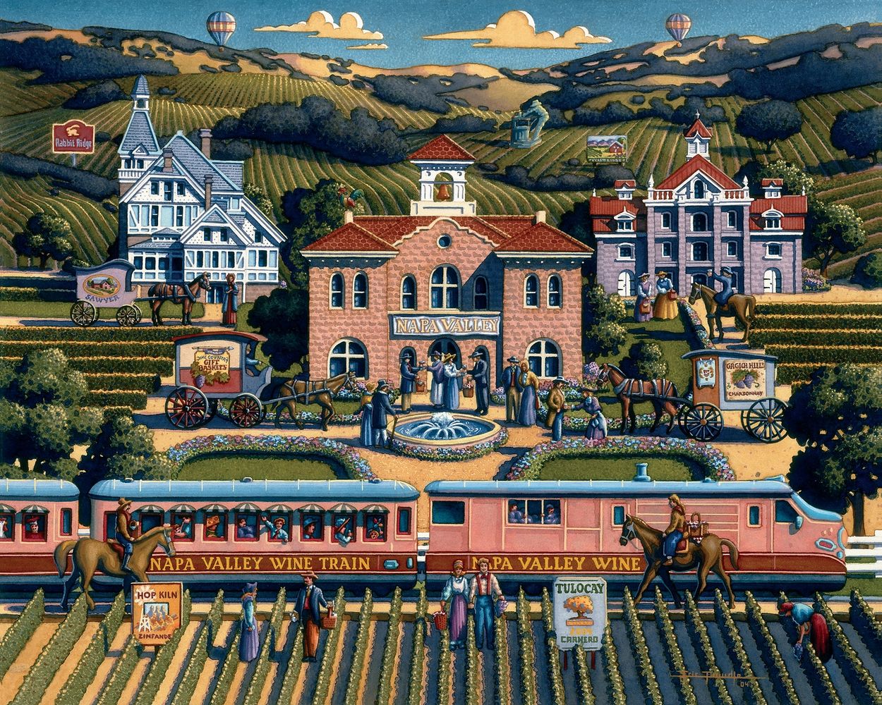 Napa Valley - Wooden Puzzle