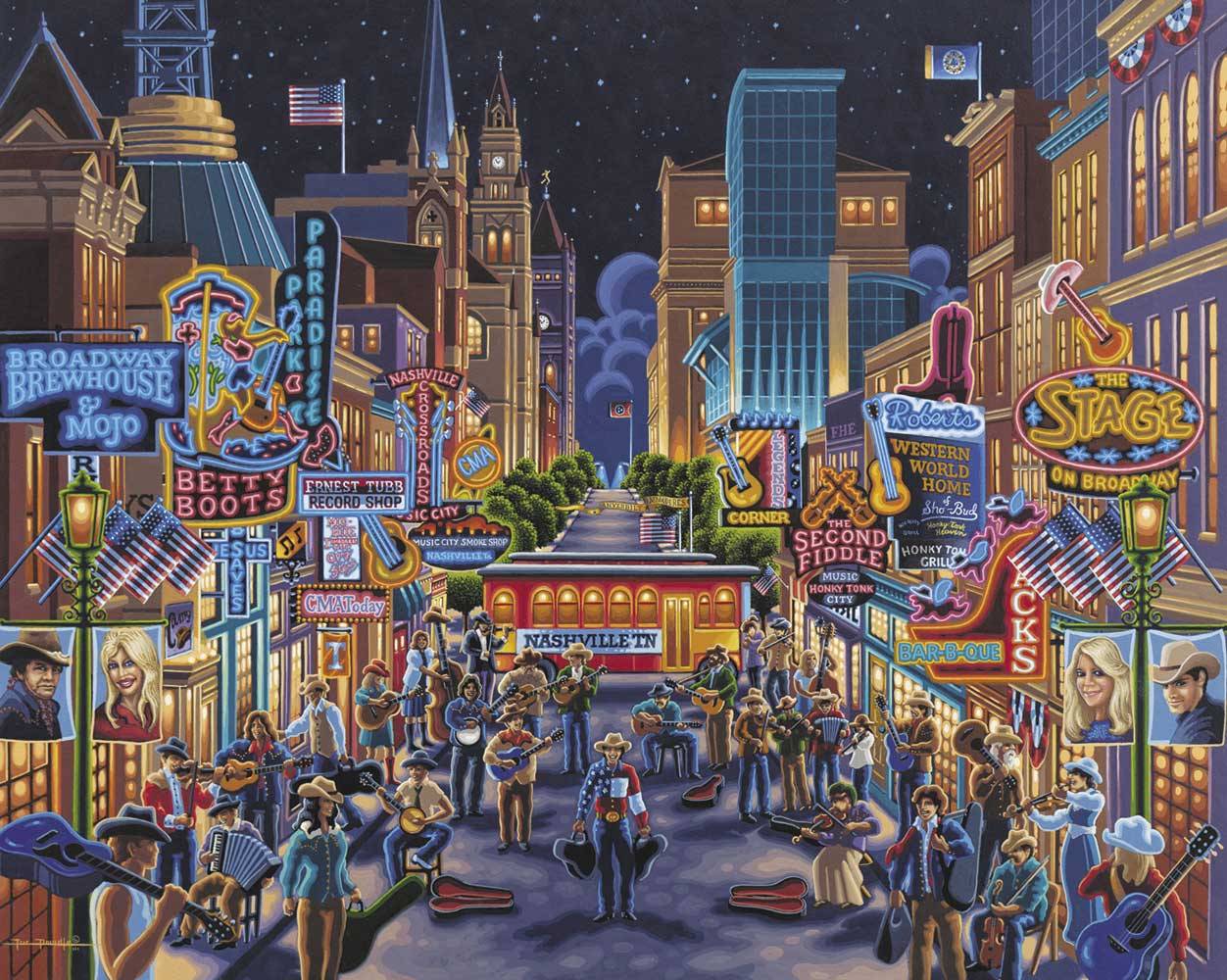 Nashville Canvas Gallery Wrap