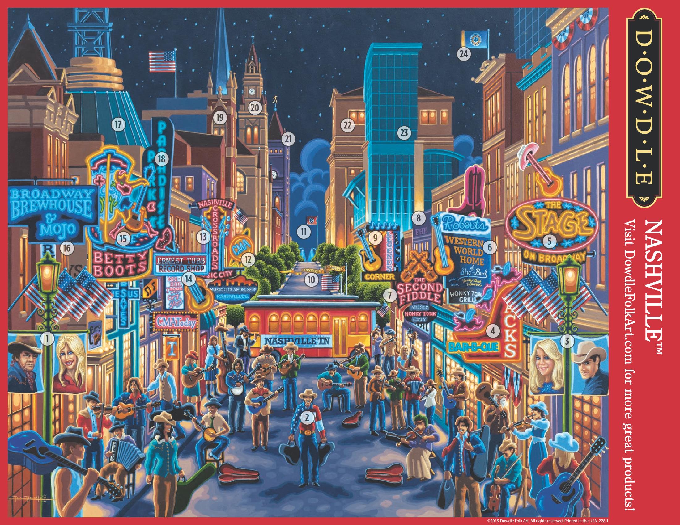 Nashville Canvas Gallery Wrap