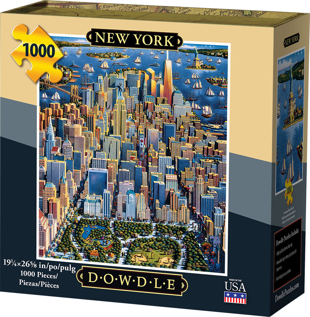 New York 1000 Piece Dowdle Jigsaw Puzzle