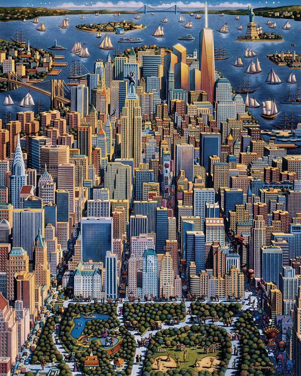 New York - Wooden Puzzle