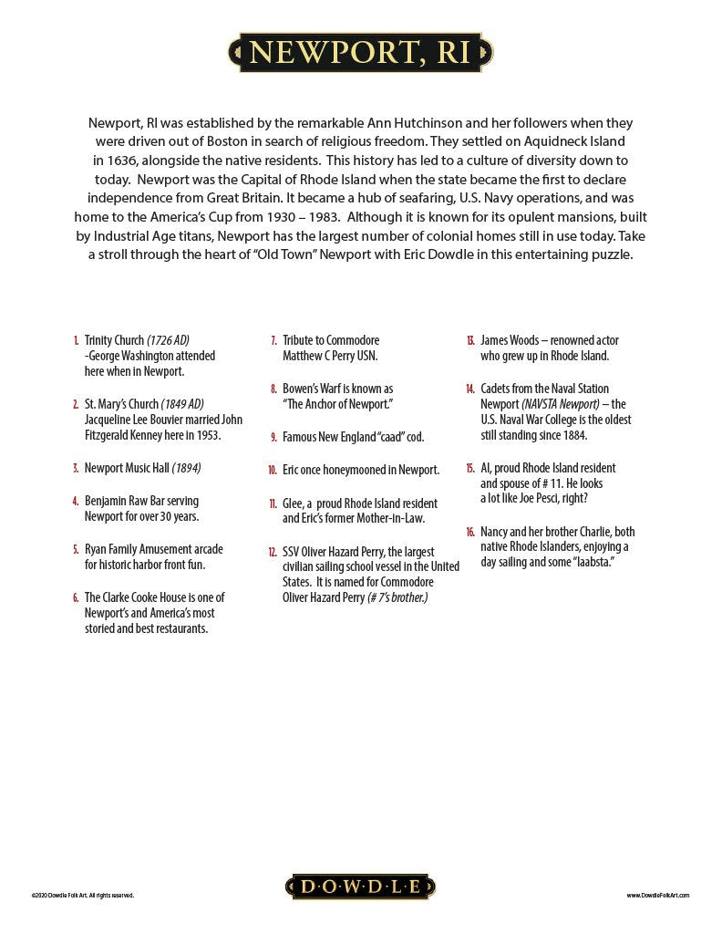 Newport RI Canvas Gallery Wrap