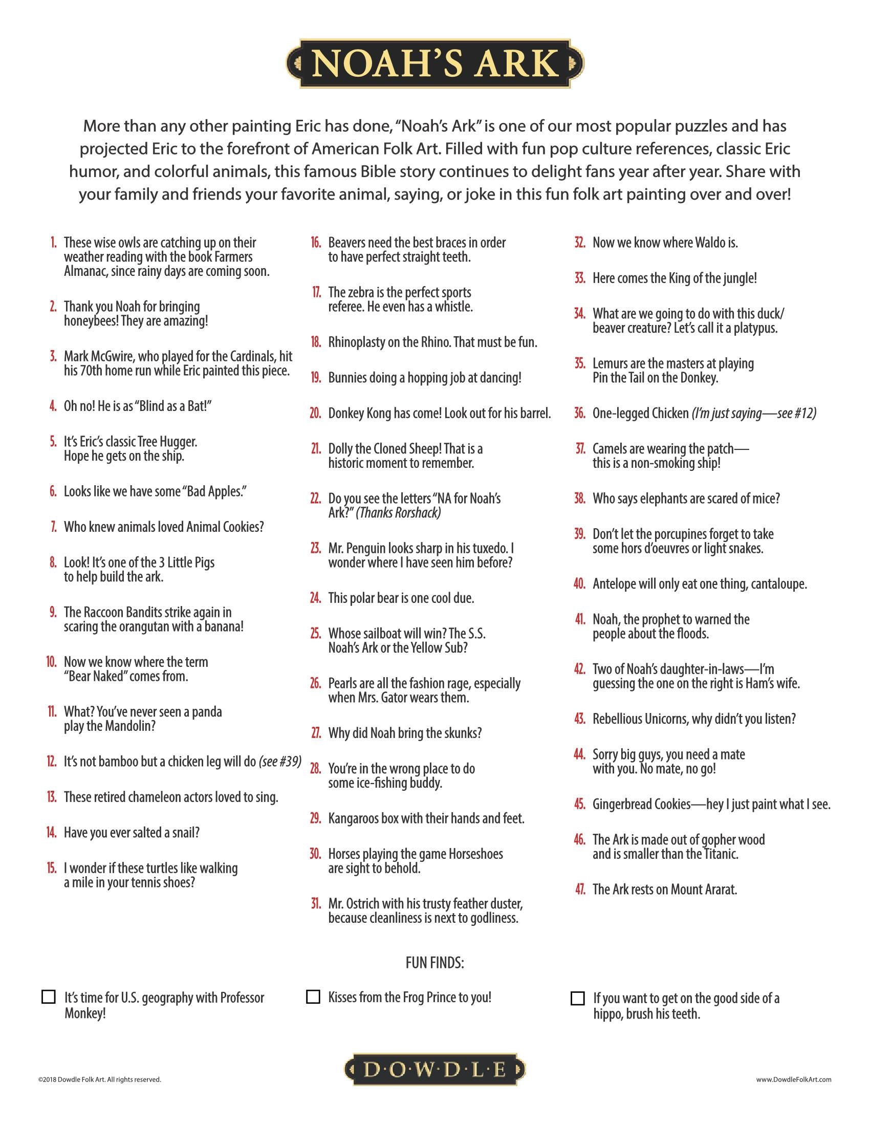 Noah's Ark Canvas Gallery Wrap