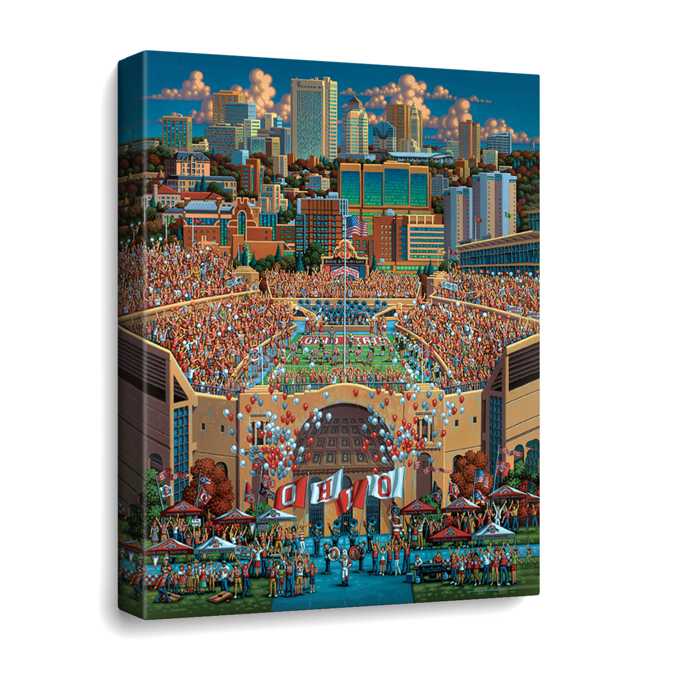 The Ohio State Buckeyes Canvas Gallery Wrap