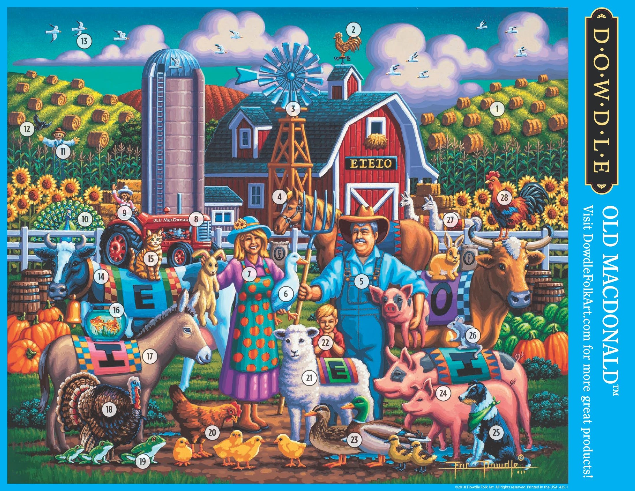 Old MacDonald Canvas Gallery Wrap