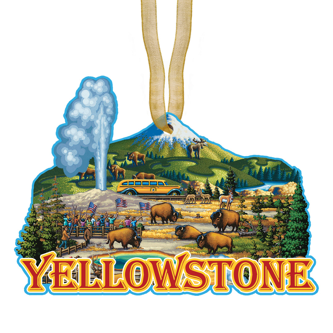 Yellowstone Old Faithful - Ornament
