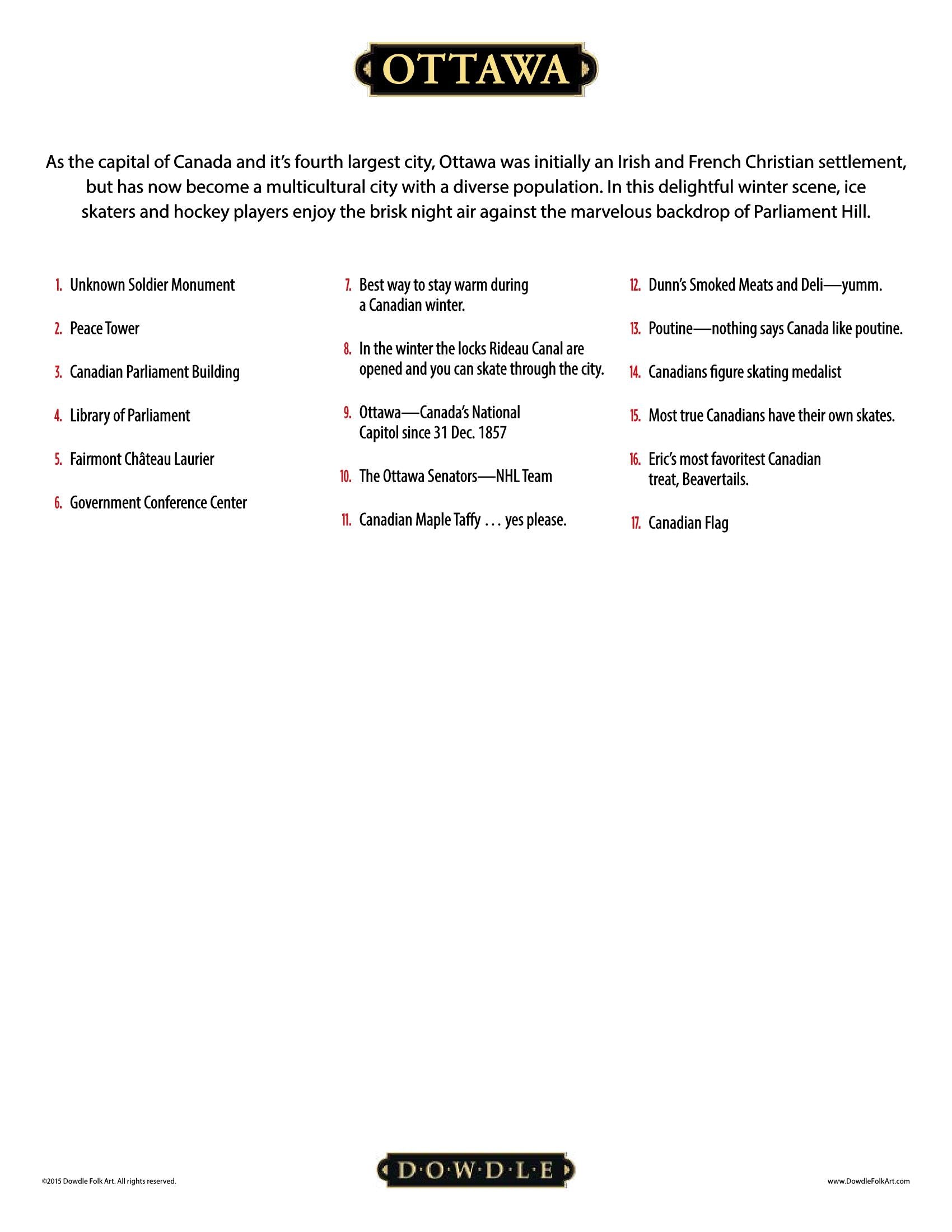 Ottawa Canvas Gallery Wrap