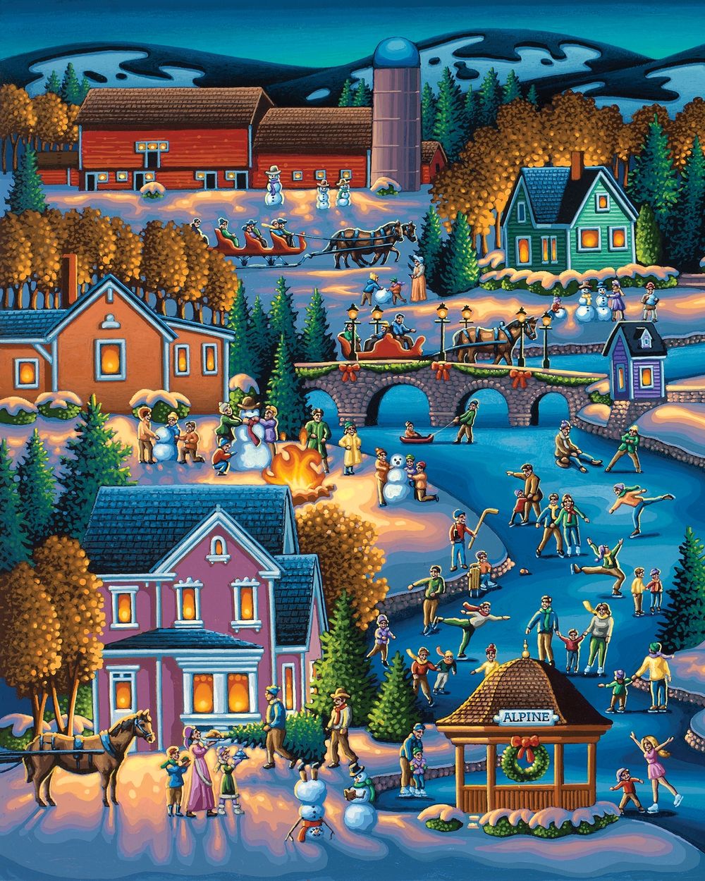 Over the River - Wooden Puzzle