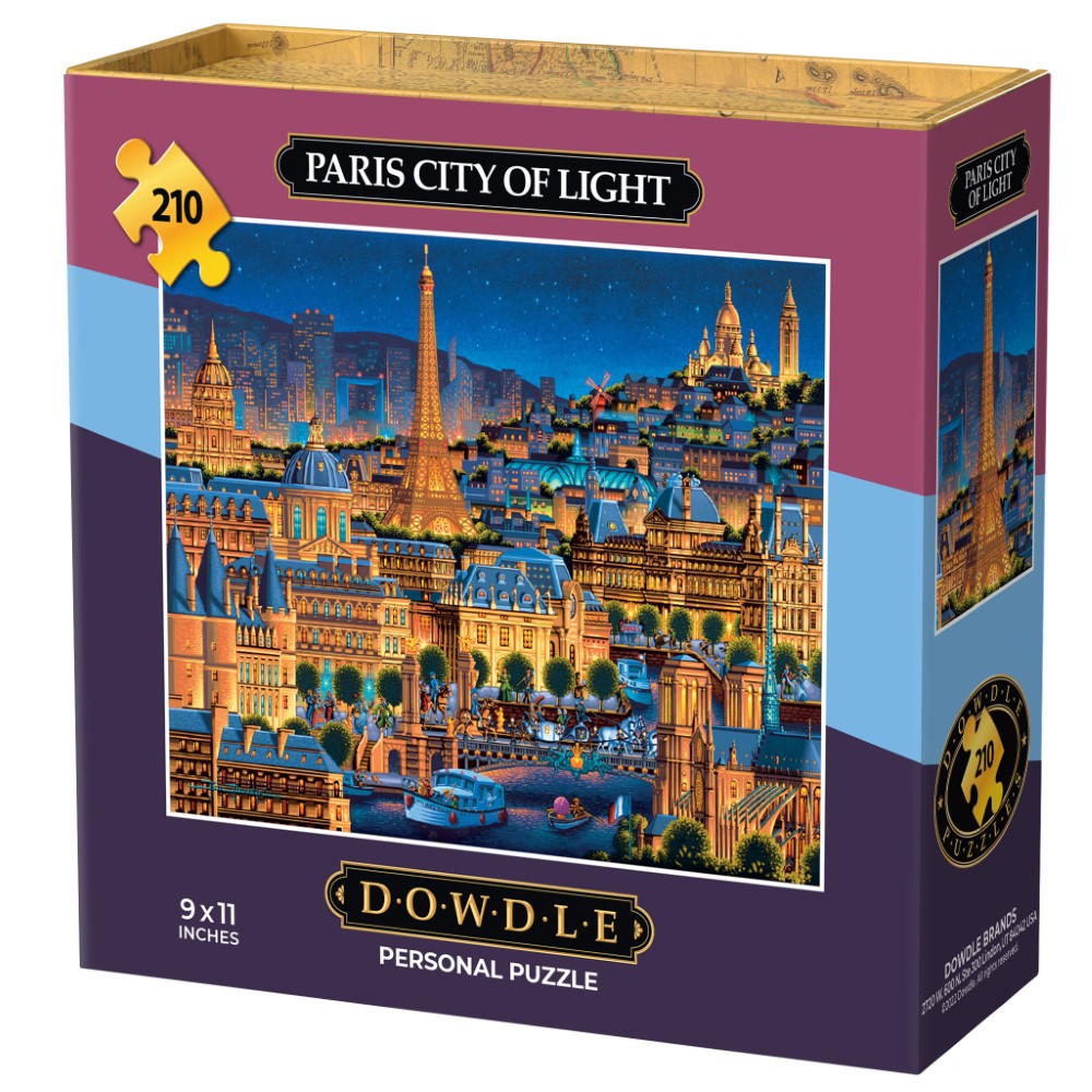 Paris City of Lights | 210 Piece Personal Puzzle