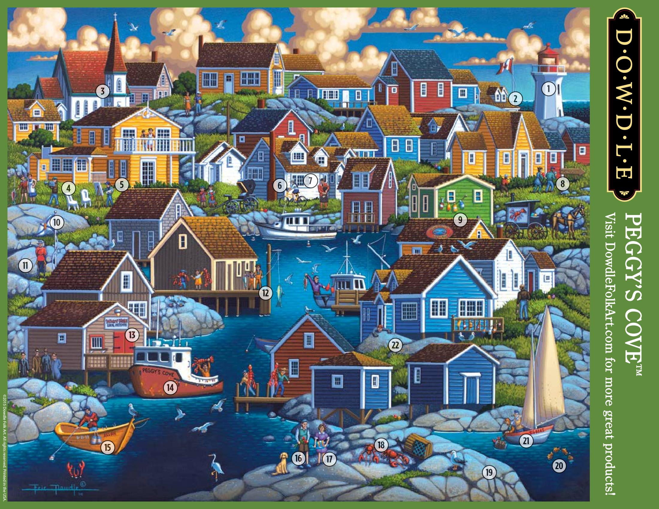 Peggy's Cove Canvas Gallery Wrap