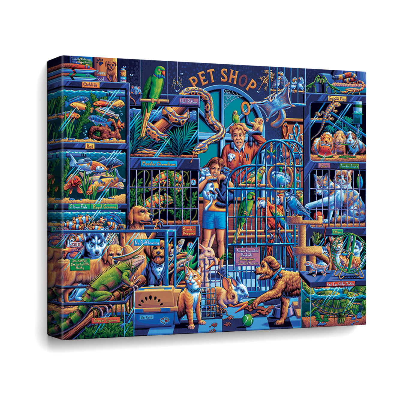 Pet Shop Canvas Gallery Wrap