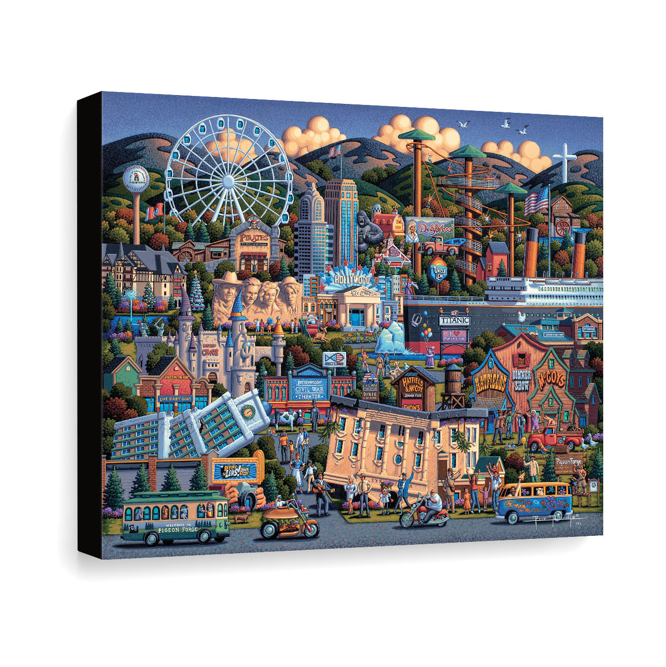 Pigeon Forge - Canvas Gallery Wrap