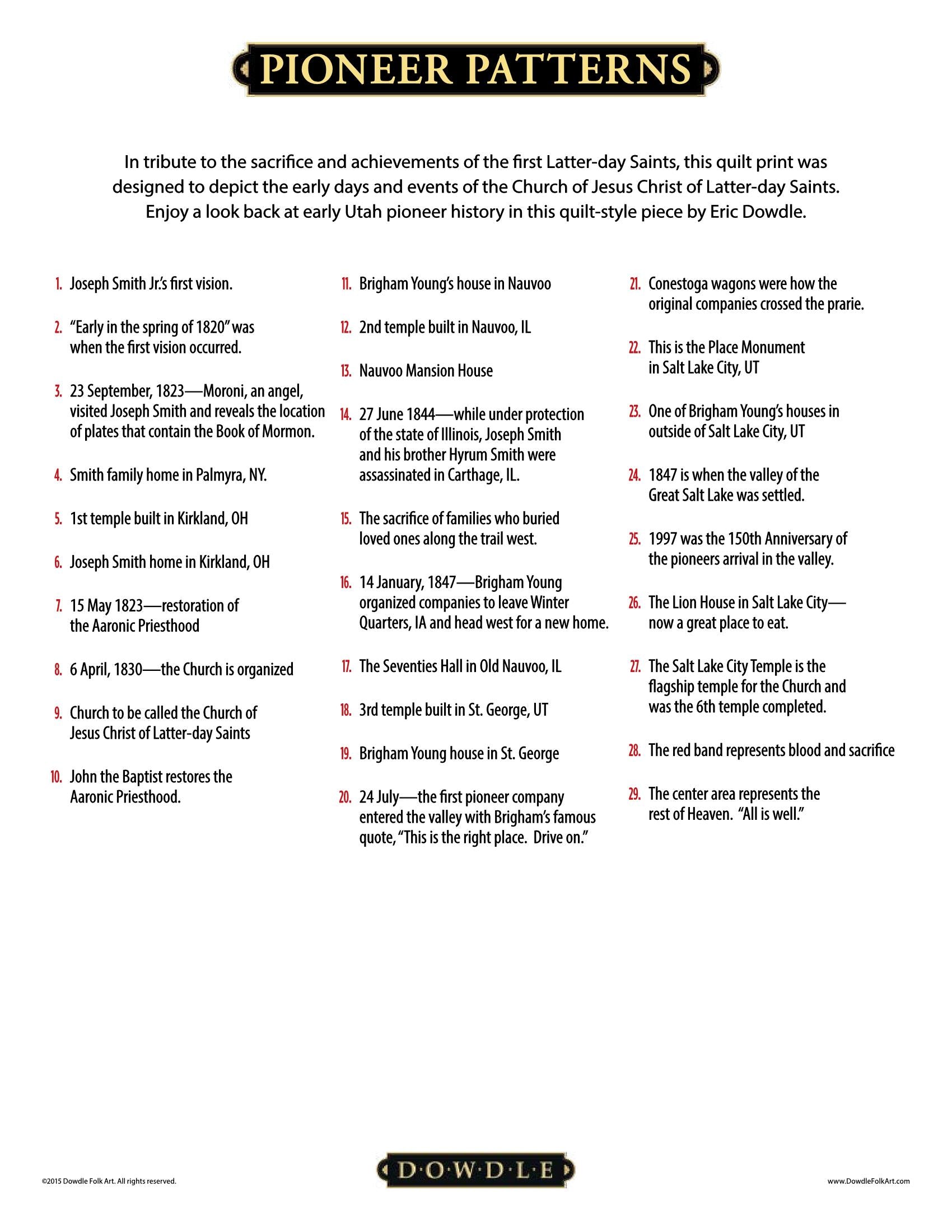 Pioneer Patterns Canvas Gallery Wrap