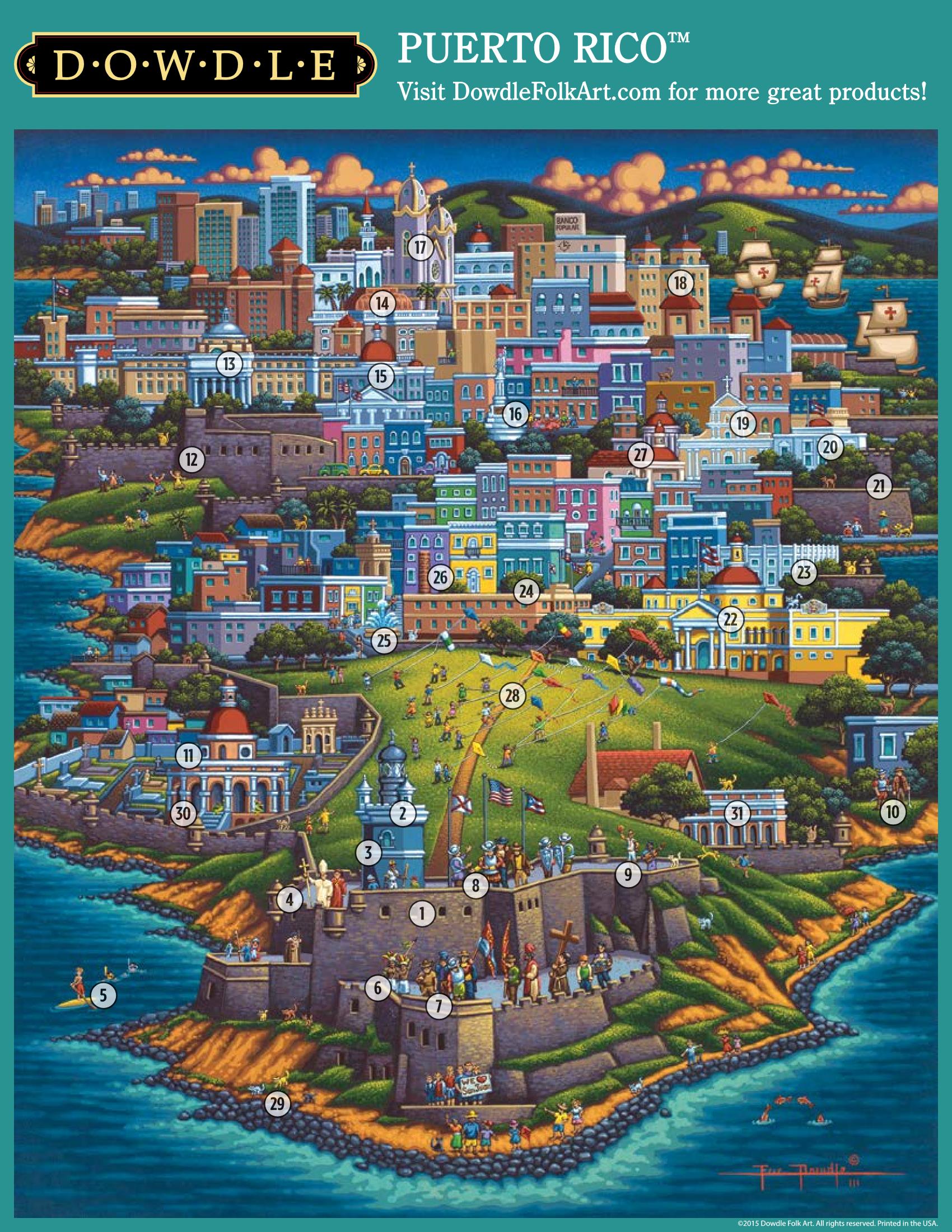 Puerto Rico Canvas Gallery Wrap