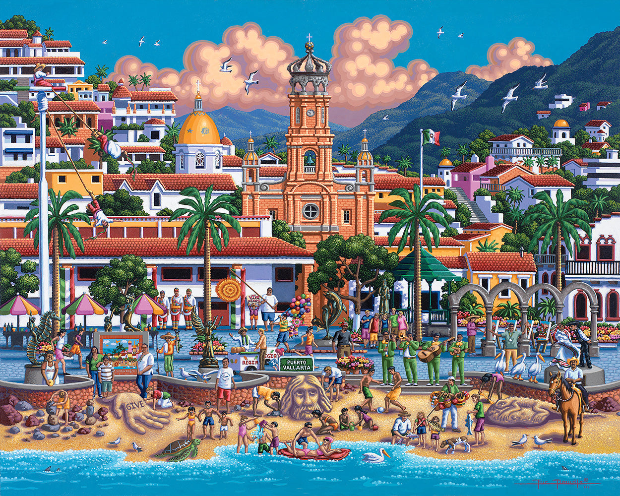 Puerto Vallarta - Mini Puzzle - 250 Piece