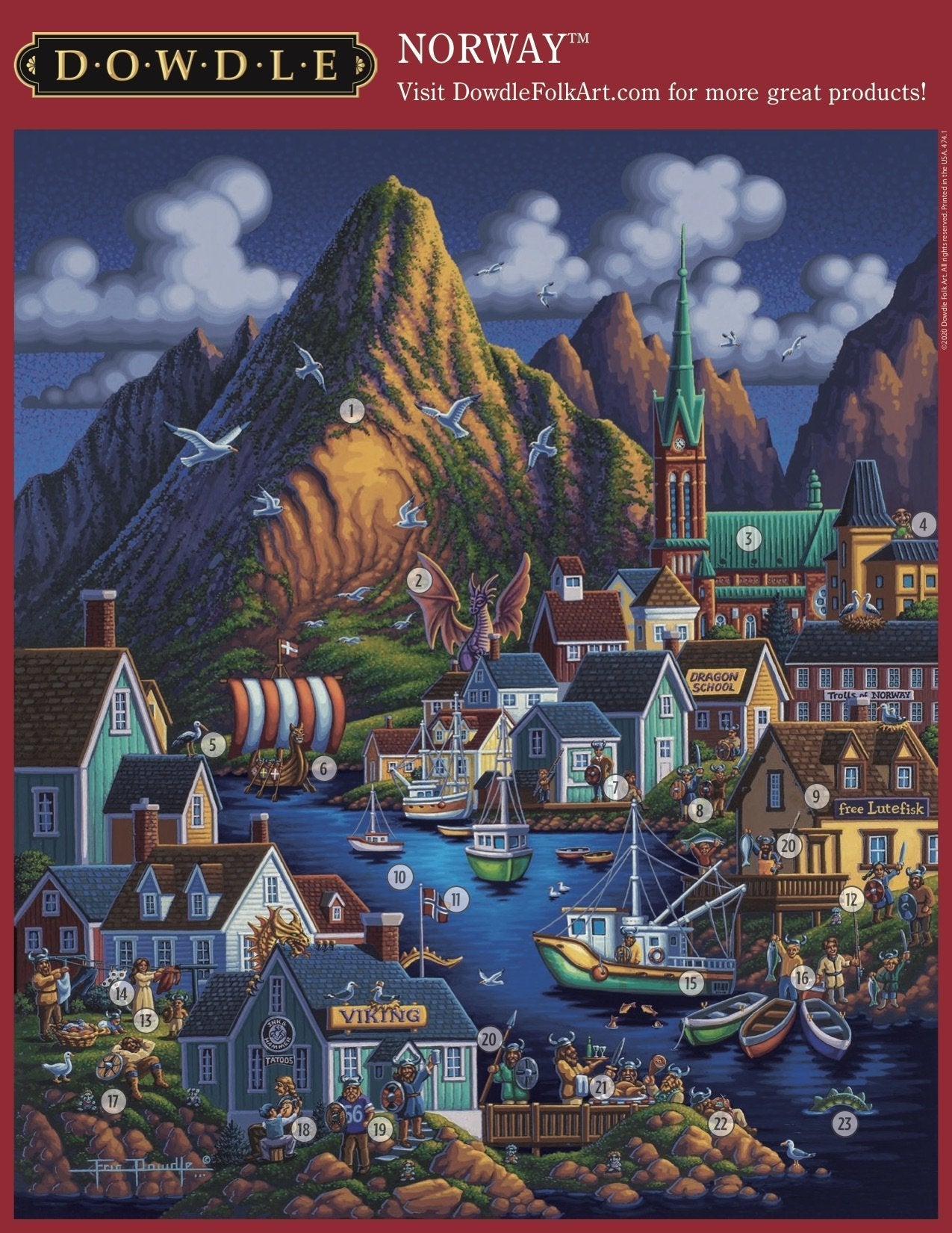 Norway Canvas Gallery Wrap