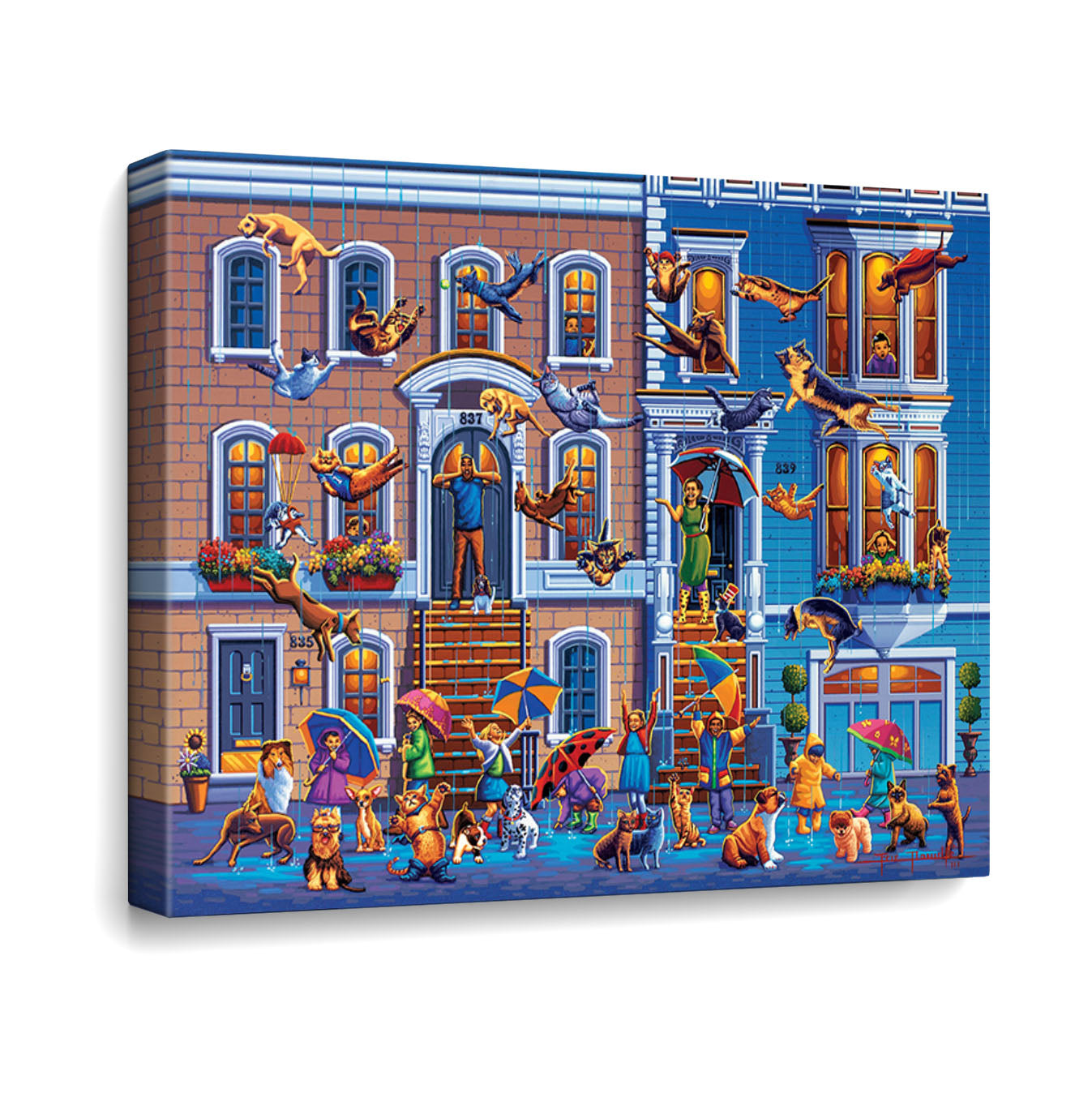 RAINING CATS and DOGS by GRAPHIC 45 - Paper Set - 12x12