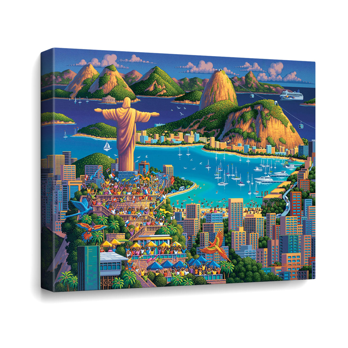 Rio De Janeiro Canvas Gallery Wrap