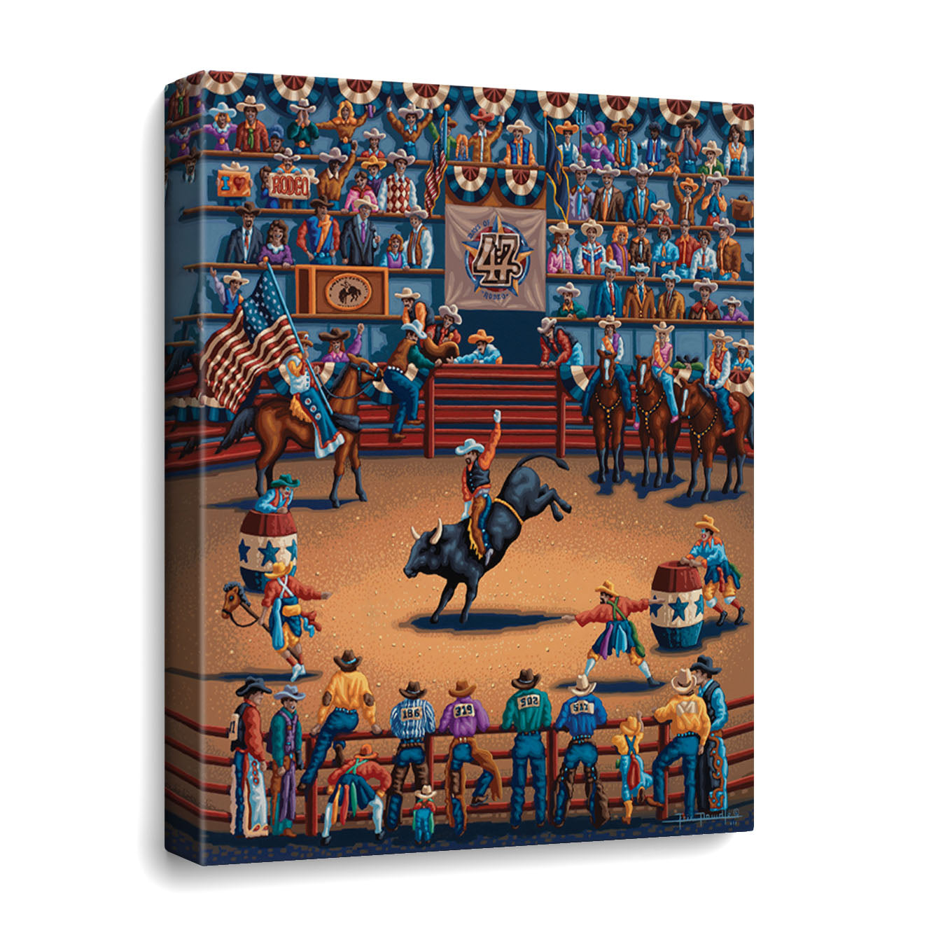 Rodeo Days Canvas Gallery Wrap