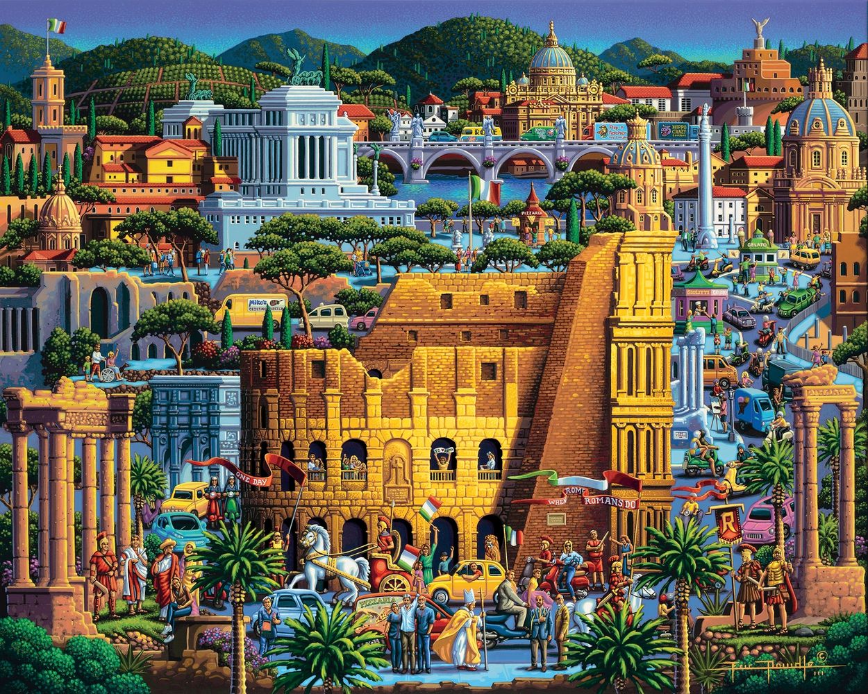 Rome - Wooden Puzzle