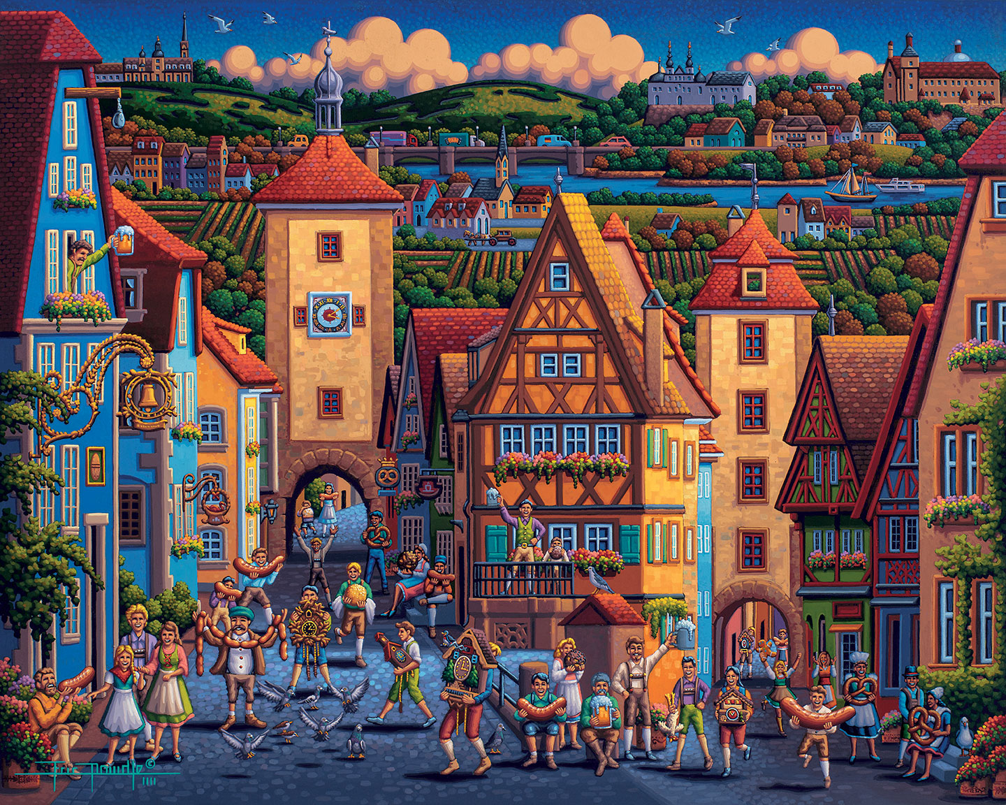 Rothenburg ob der Tauber - Fine Art | Dowdle Folk Art