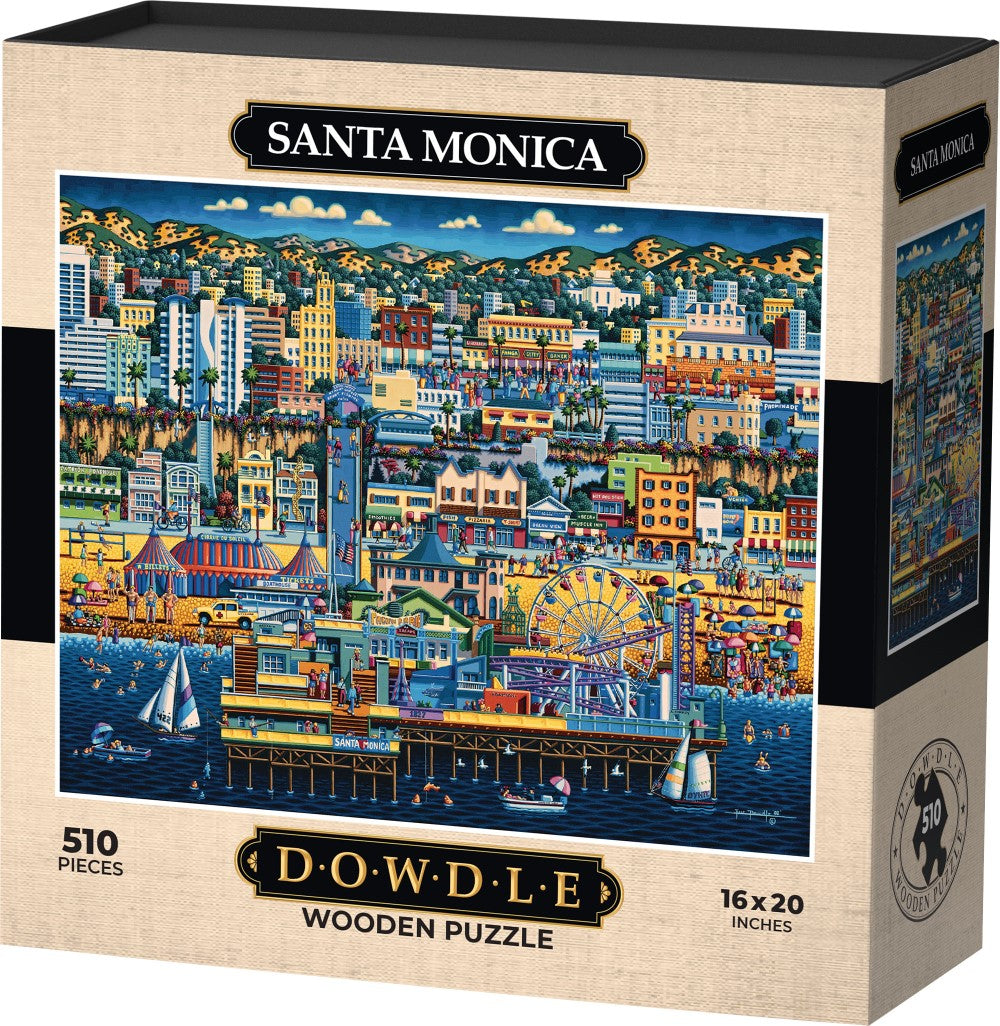 Santa Monica - Wooden Puzzle