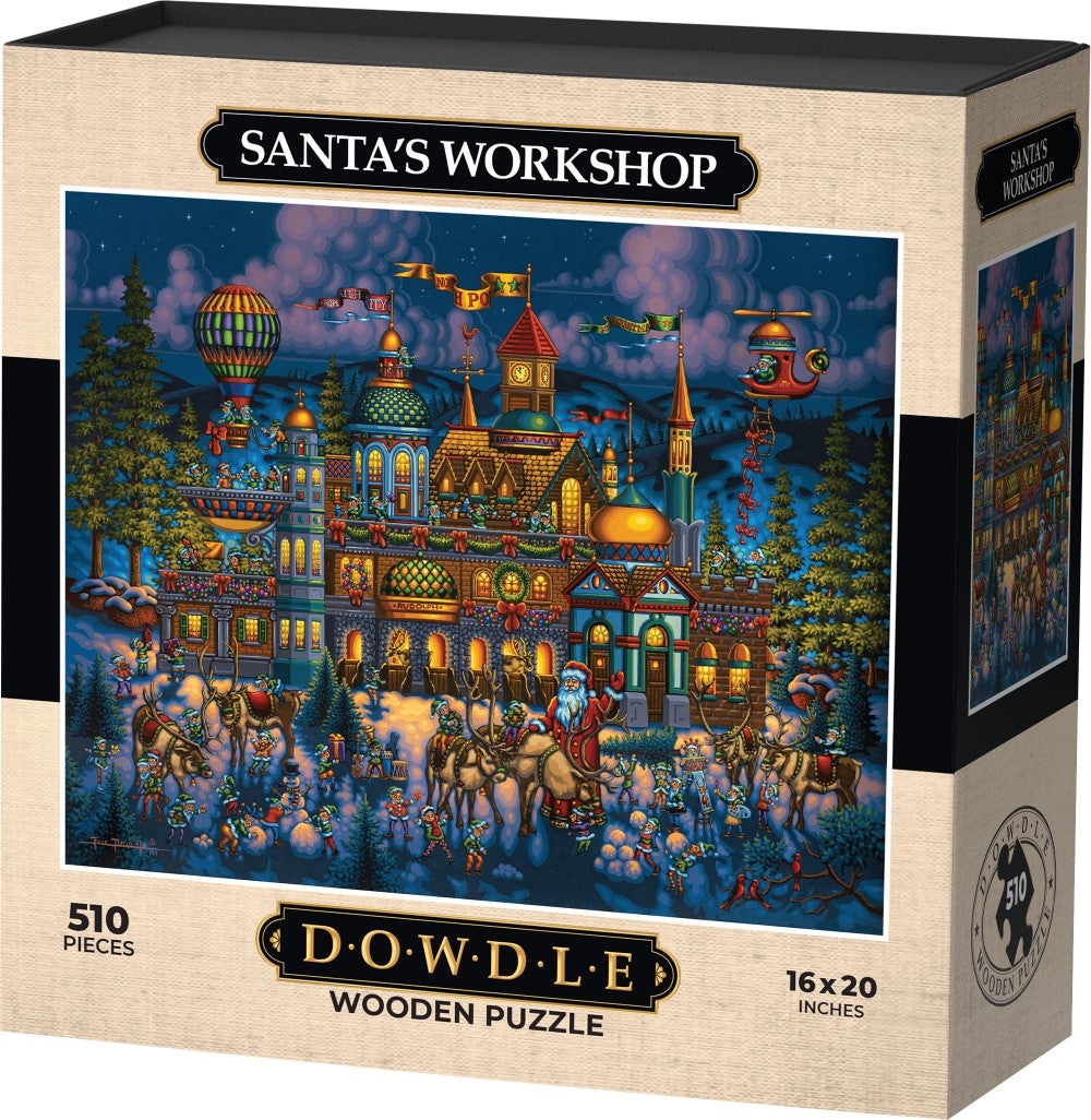 Santa's Workshop - Wooden Puzzle