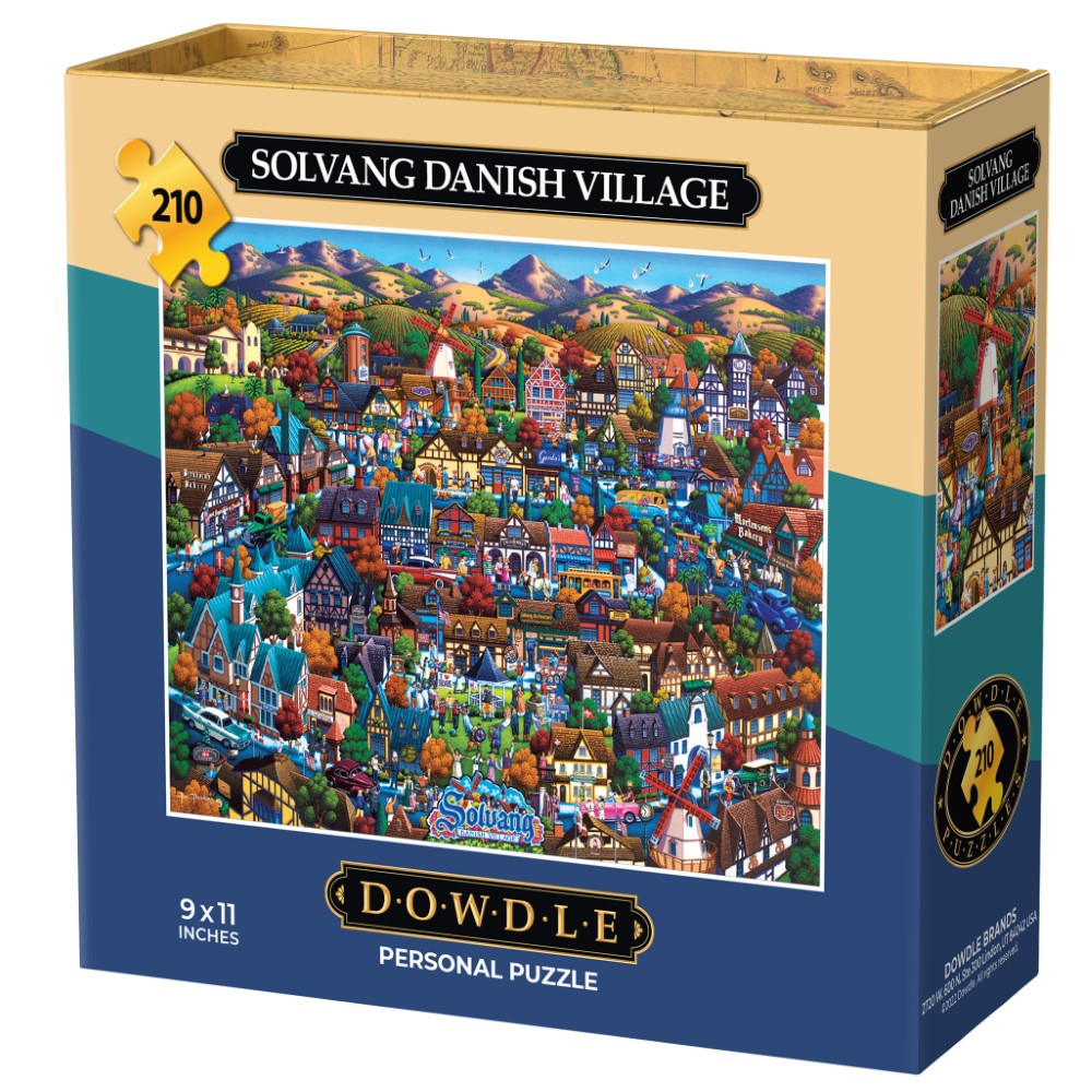 Solvang Danish Village | 210 Piece Personal Puzzle