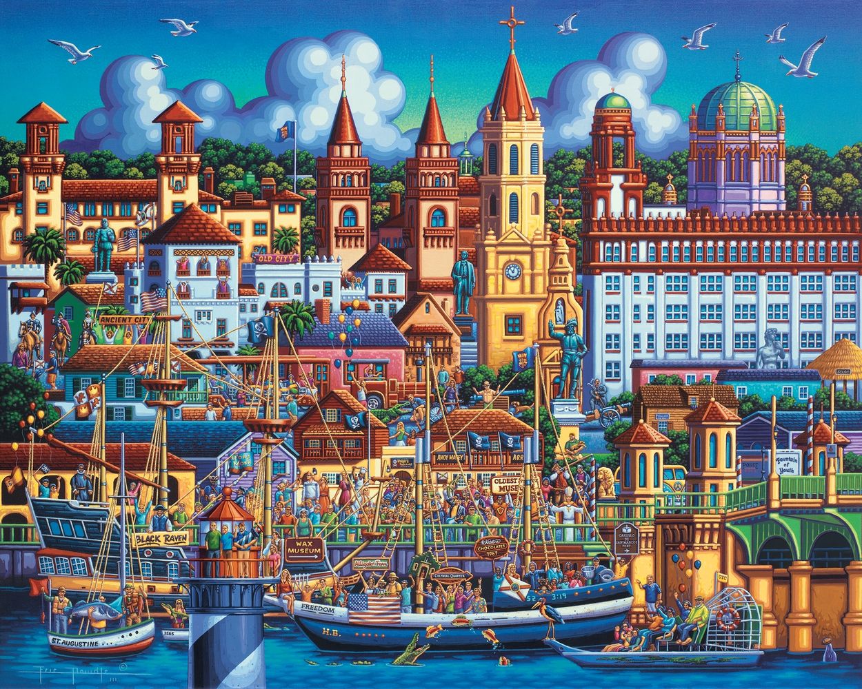 St. Augustine - Wooden Puzzle