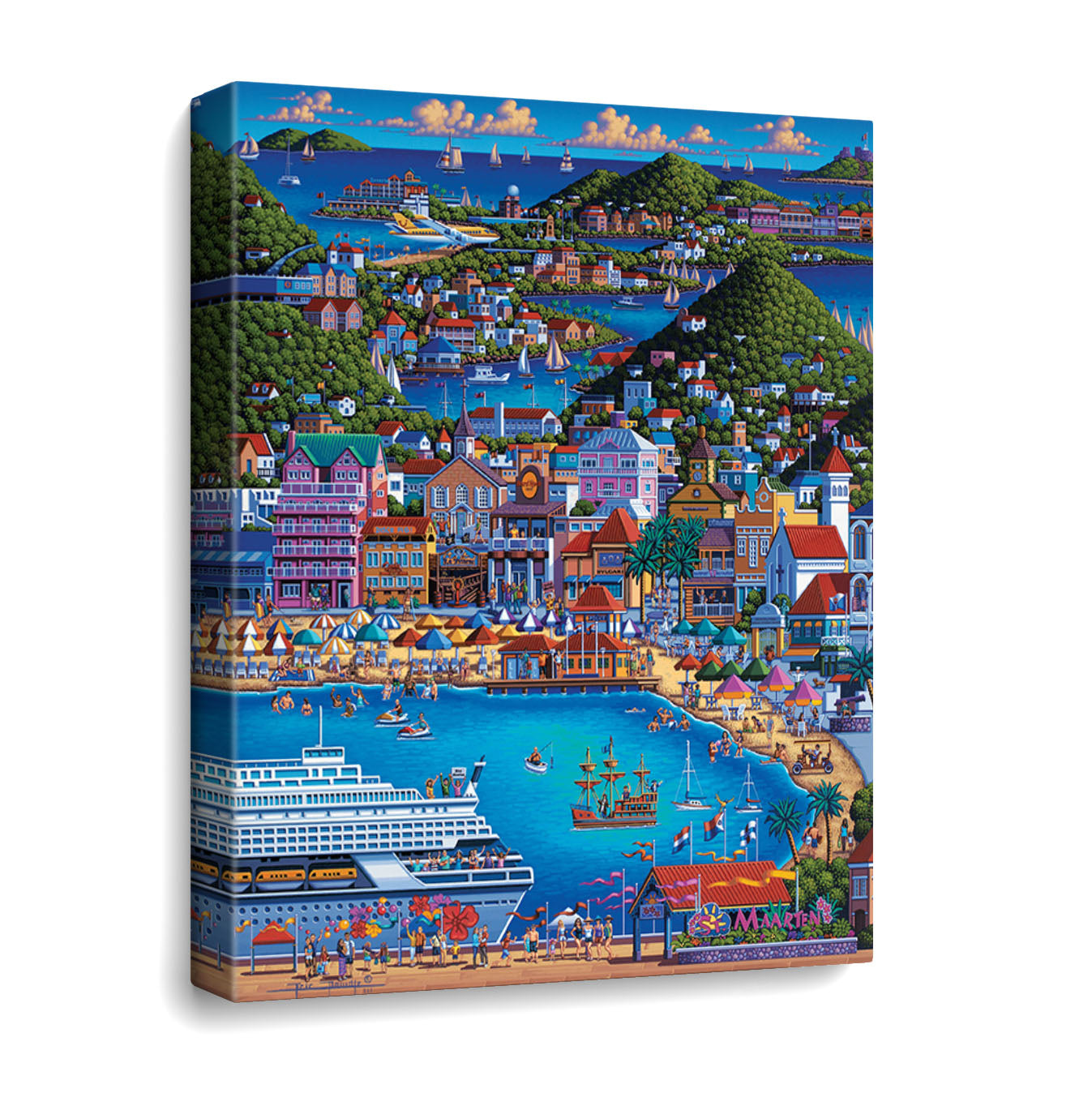 St. Maarten Canvas Gallery Wrap
