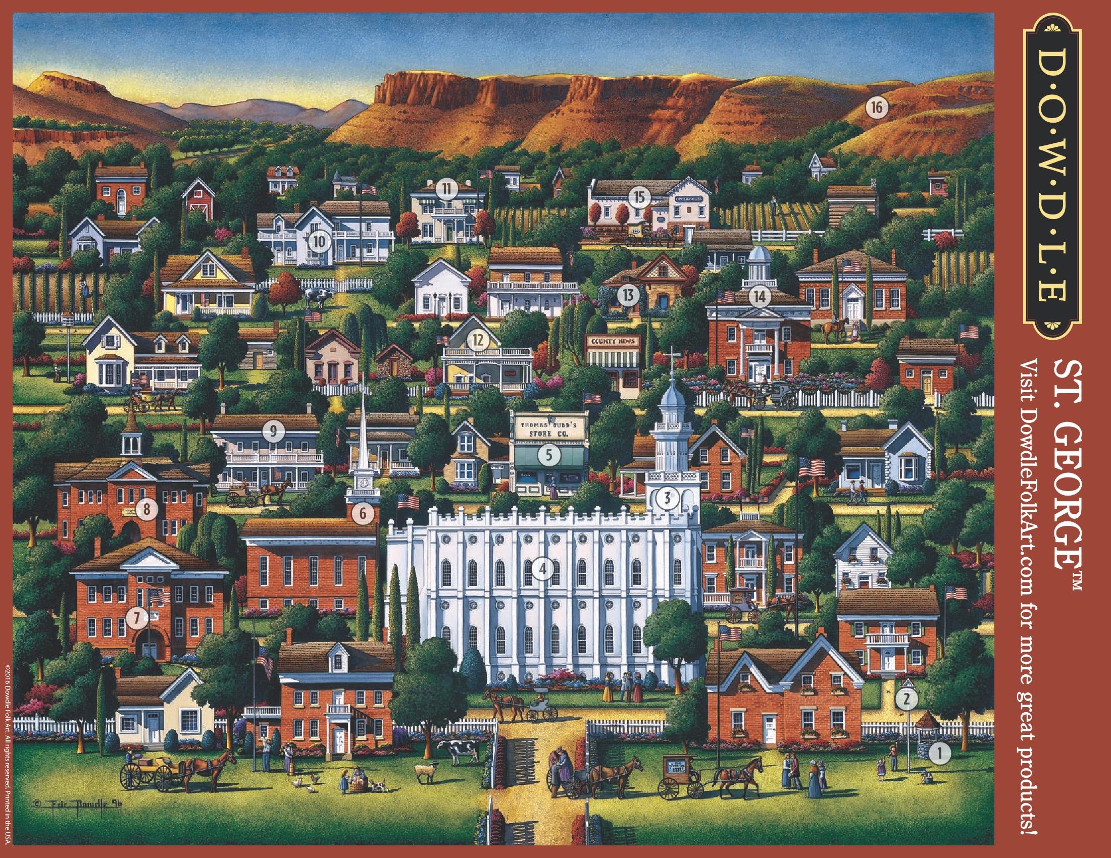 St. George Canvas Gallery Wrap