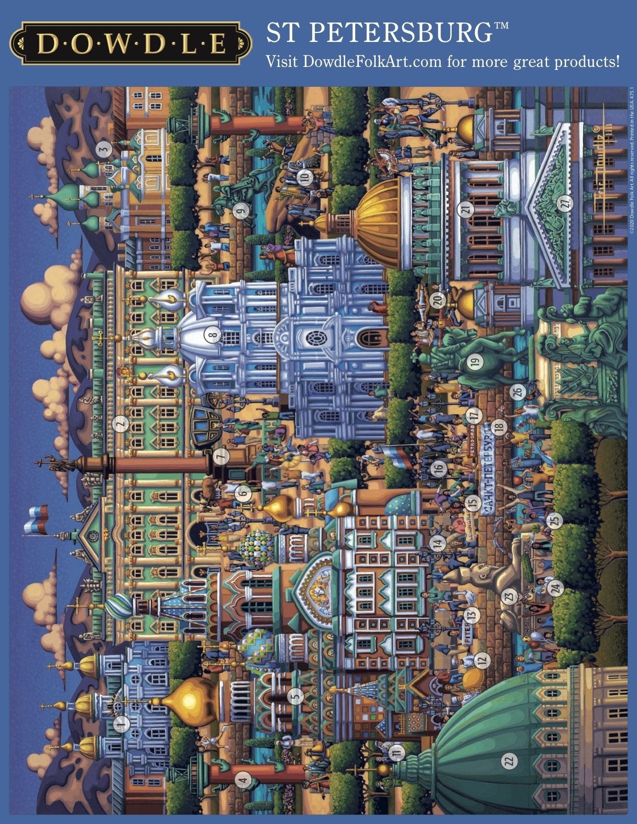 St. Petersburg Canvas Gallery Wrap