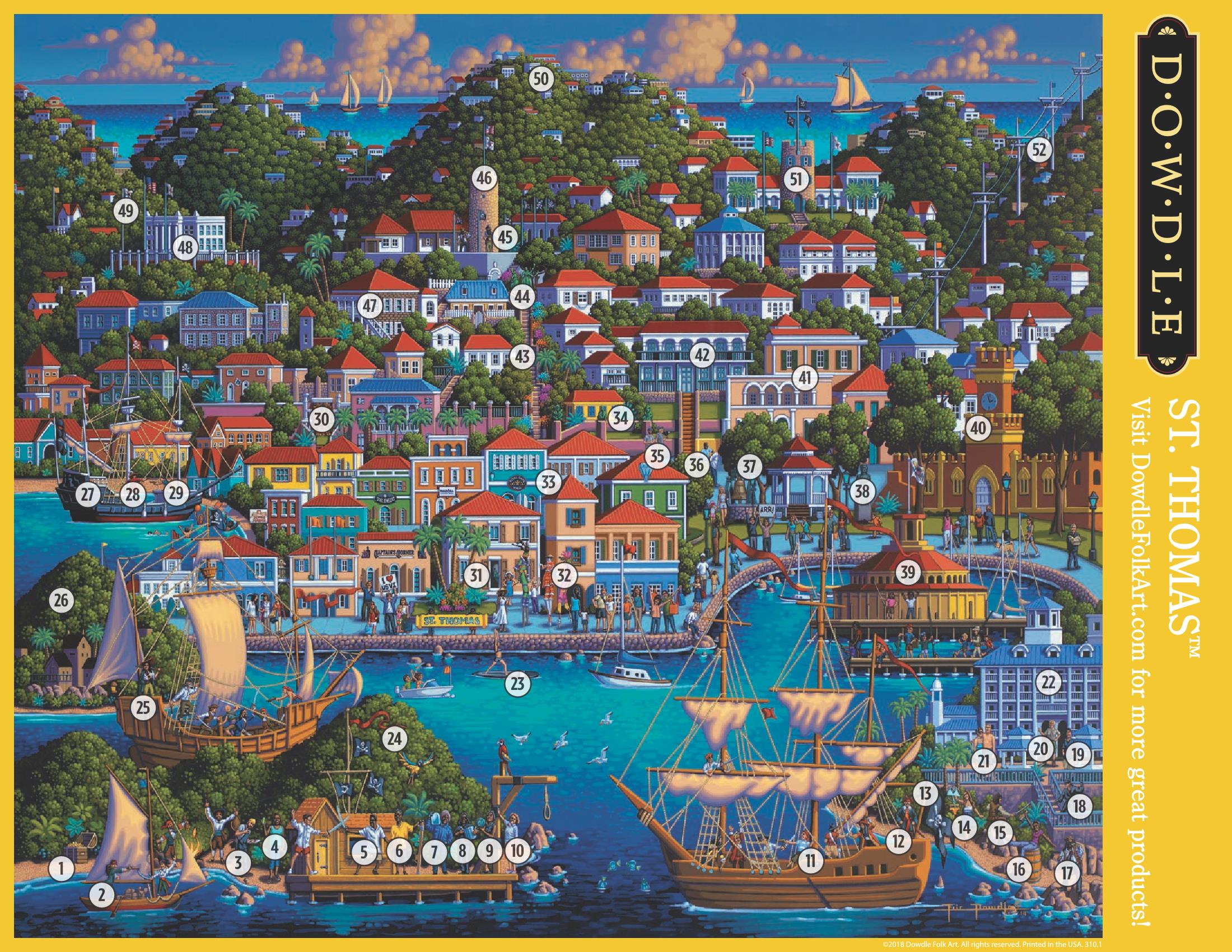 St. Thomas Canvas Gallery Wrap