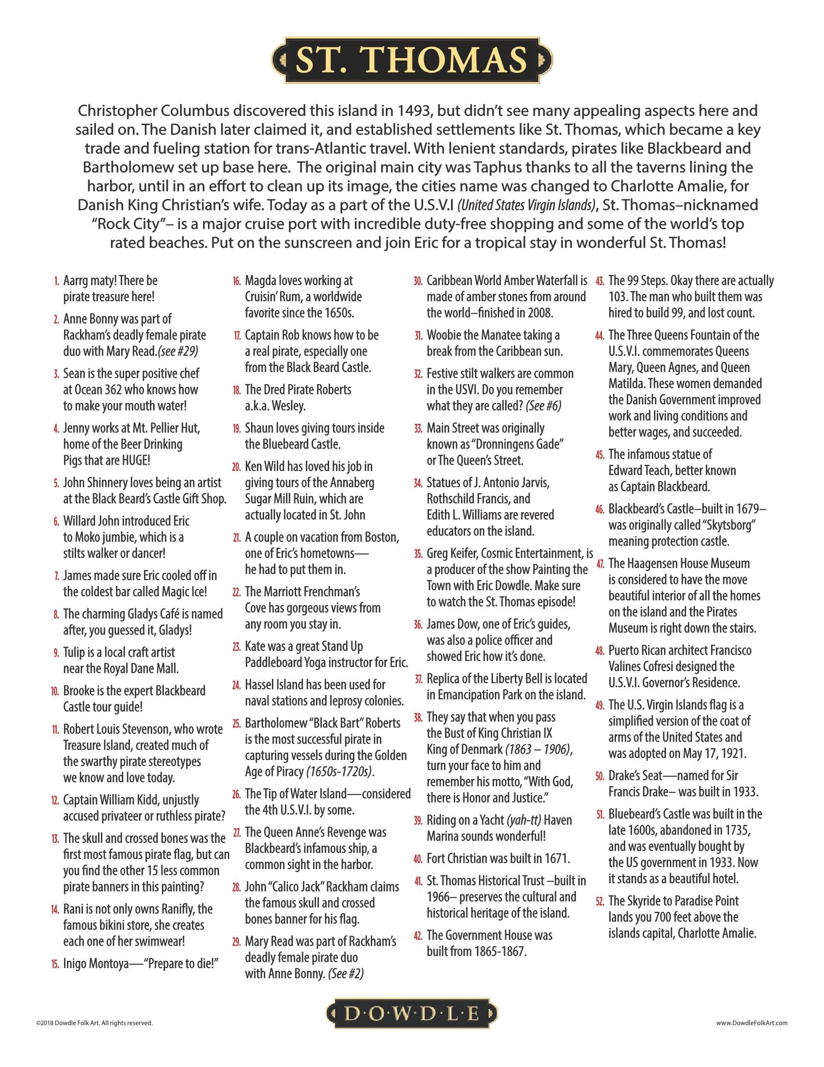 St. Thomas Canvas Gallery Wrap