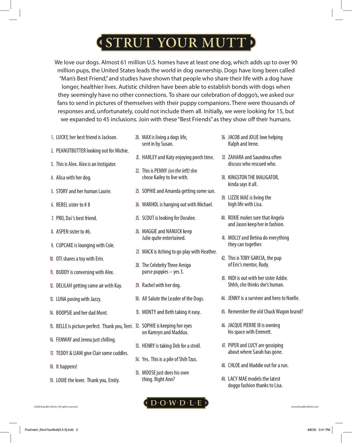 Strut Your Mutt Canvas Gallery Wrap