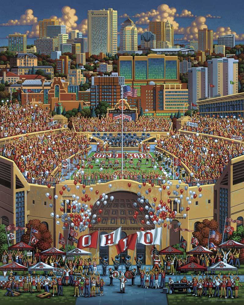 The Ohio State Buckeyes Canvas Gallery Wrap