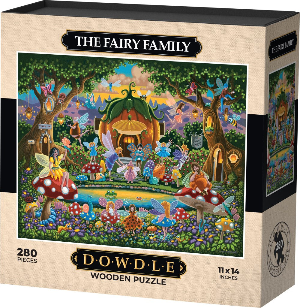 【4枚セット】カラヤン/ショルティ/ワルター クラシックCD d937y95 The Fairy Family - Wooden Puzzle | Dowdle Folk Art