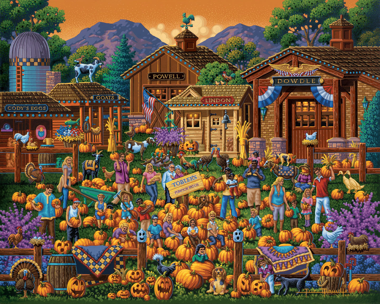 Toblers Pumpkin Patch Fine Art