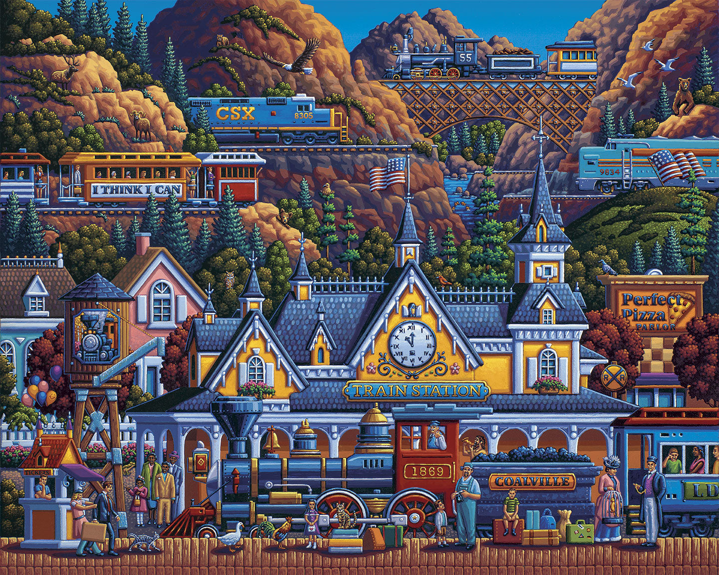 Train Station Fine Art