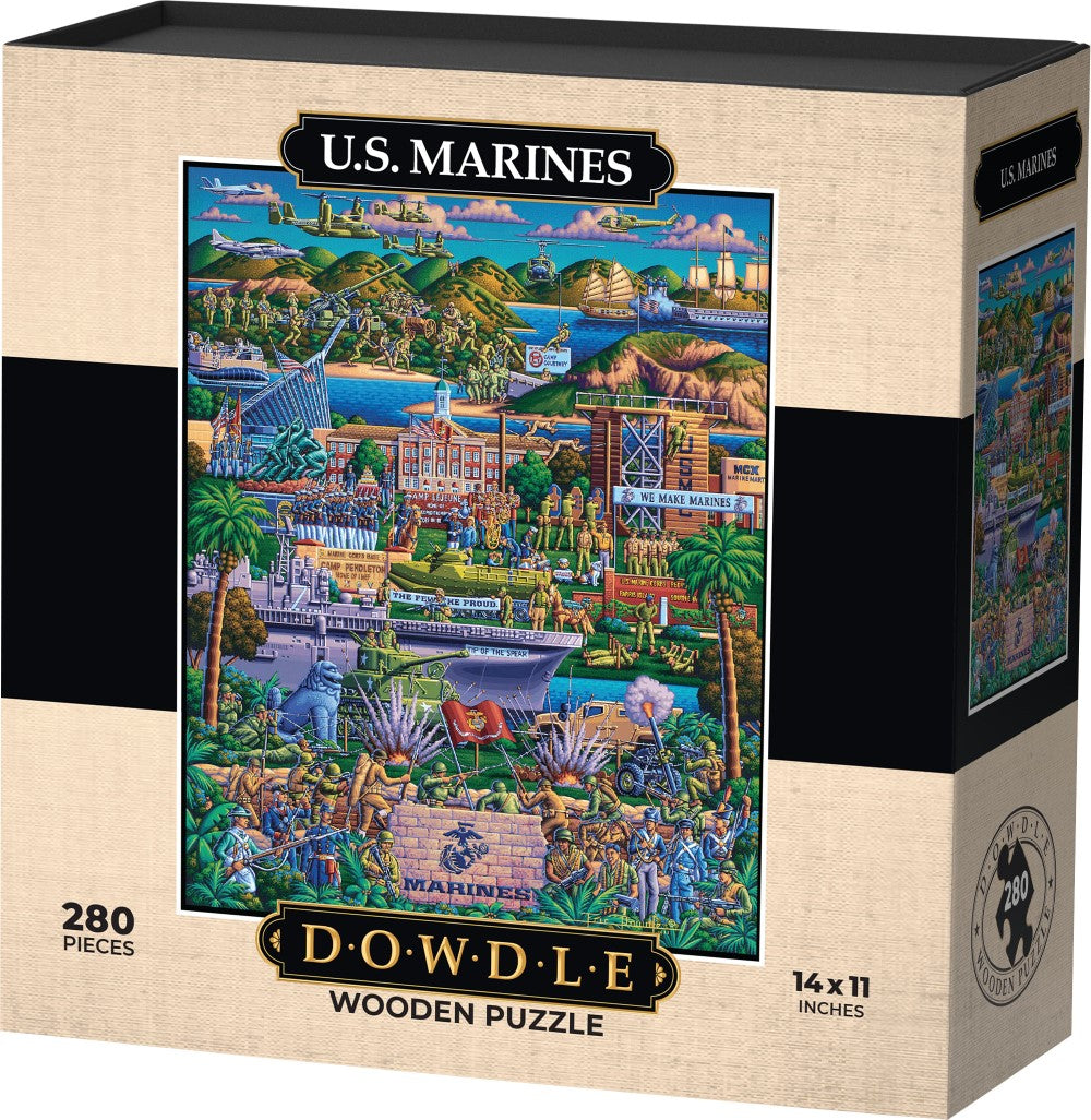 U.s. Marines - Wooden Puzzle 