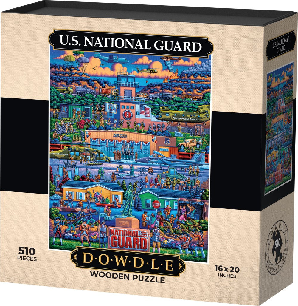 U.S. National Guard - Wooden Puzzle