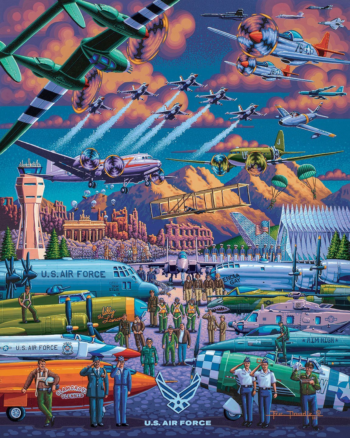 U.S. Air Force Canvas Gallery Wrap