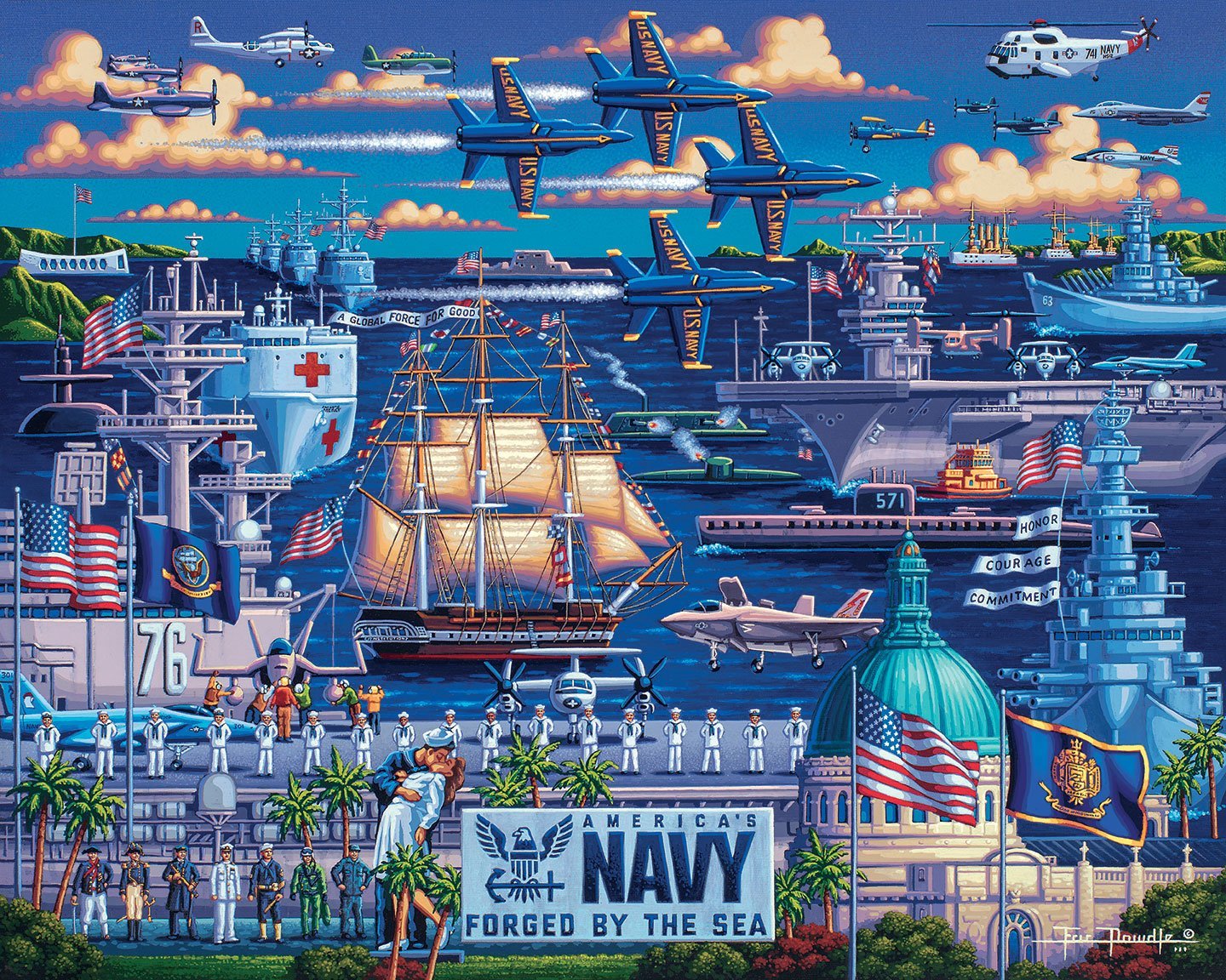 U.S. Navy Canvas Gallery Wrap