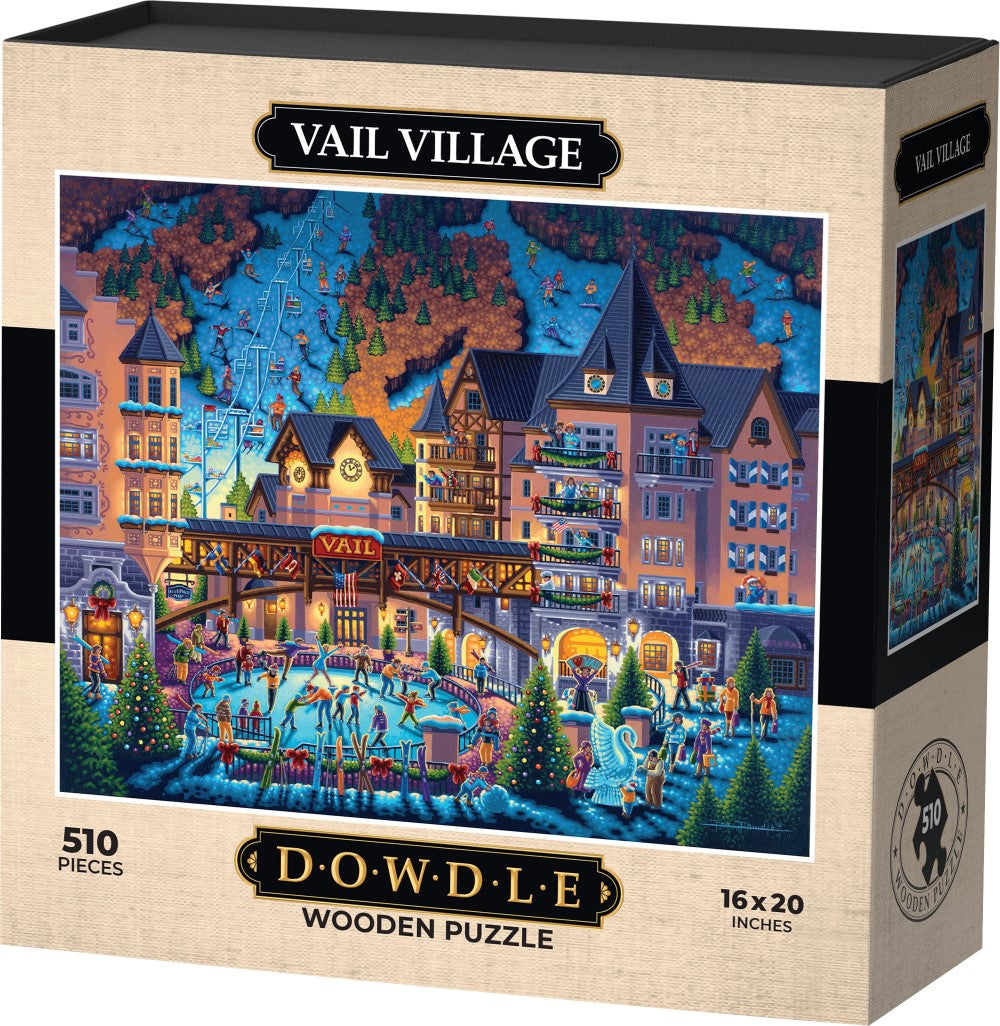 Vail Village - Wooden Puzzle